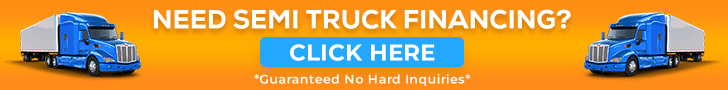 Semi-truck financing quote -Orange Truck Banner