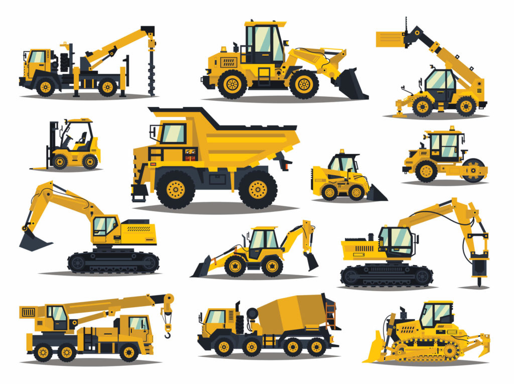 Types of heavy equipment