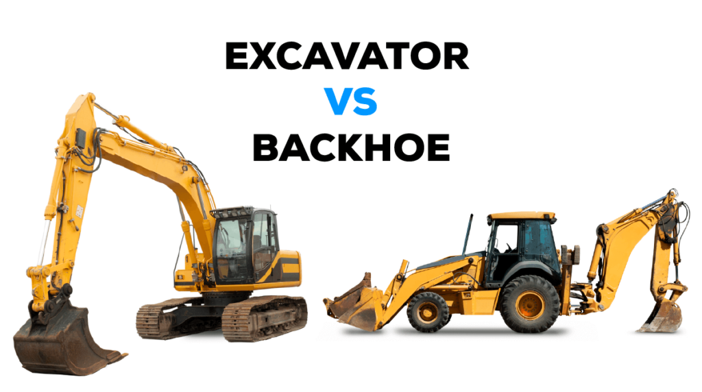 excavator vs backhoe